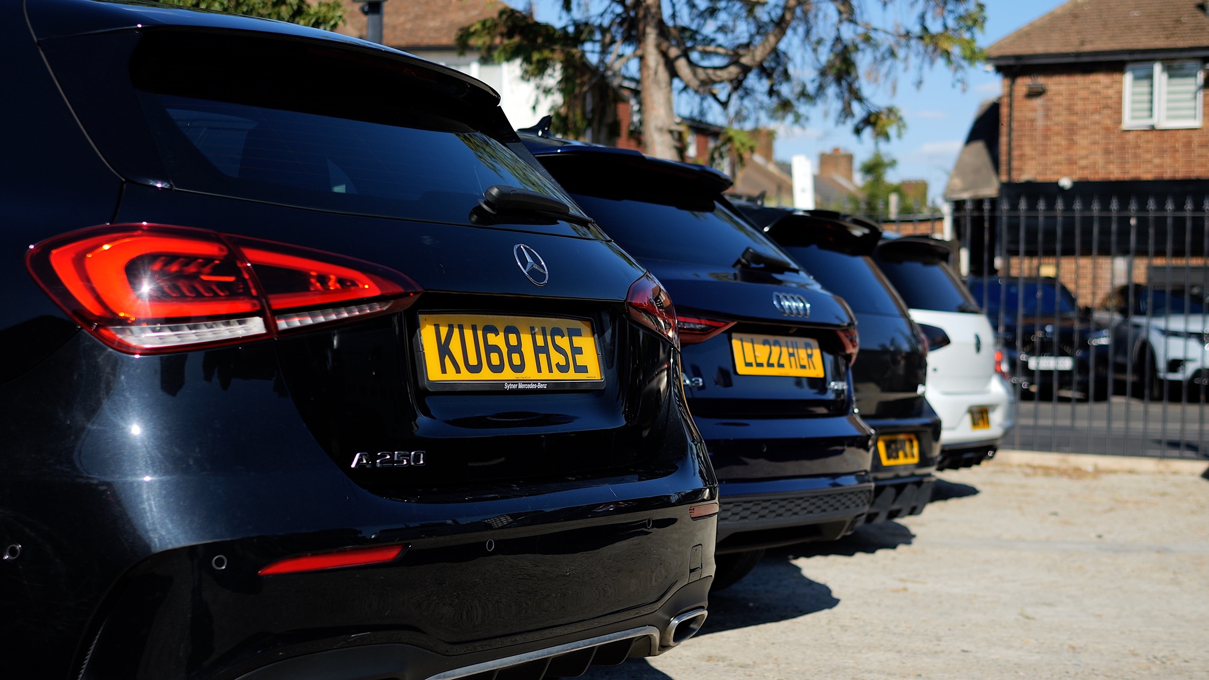 Selection of cars on the 1st Choice Motors forecourt